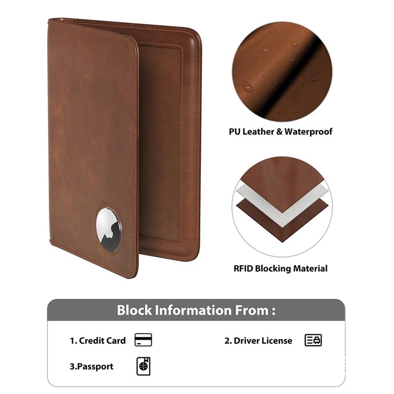 ABRT-Passport Holder With RFID - Leather Passport Cover recension och pris