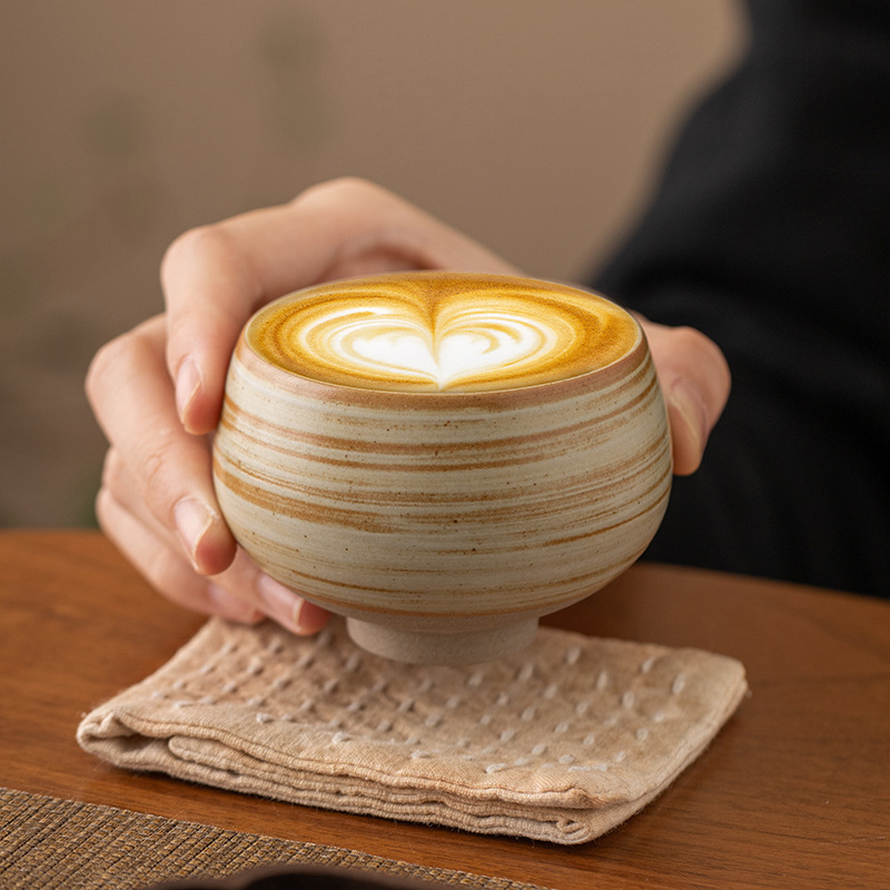 Vintage Espresso Cup with Nich - Handmade Ceramic Mug recension och pris