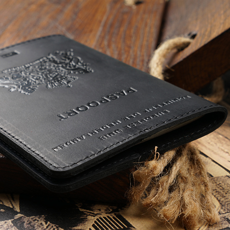 Dutch Passport Cover - Genuine - Leather Passport Cover recension och pris