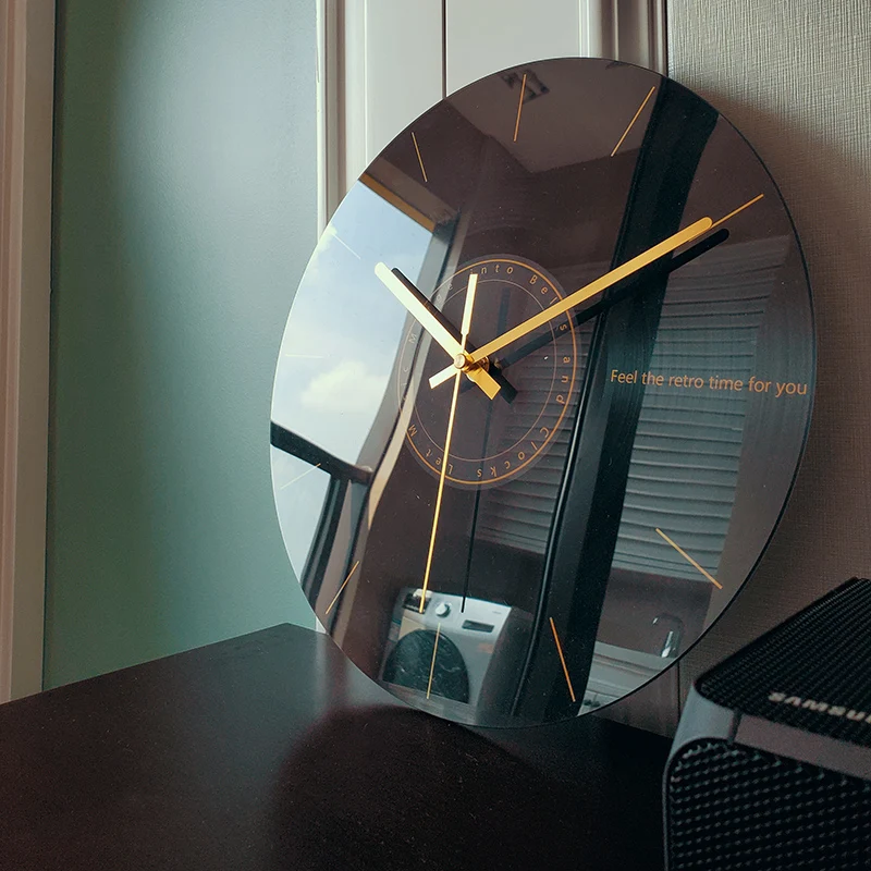 Luxury Silent Wall Clock Livin - Luxury Lifestyle Gifts recension och pris