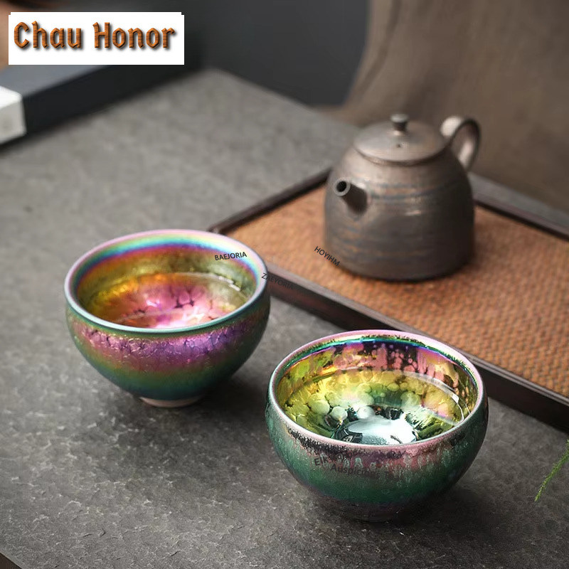 Boutique Colorful Jianzhan Kil - Handmade Ceramic Mug recension och pris