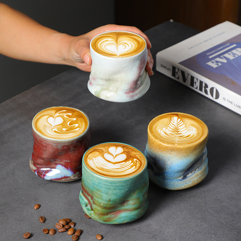 Stoneware Espresso Cups Vintag - Handmade Ceramic Mug recension och pris