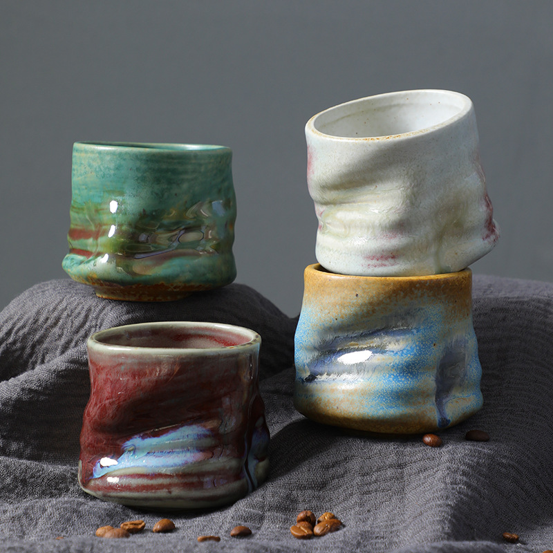 Stoneware Espresso Cups Vintag - Handmade Ceramic Mug recension och pris