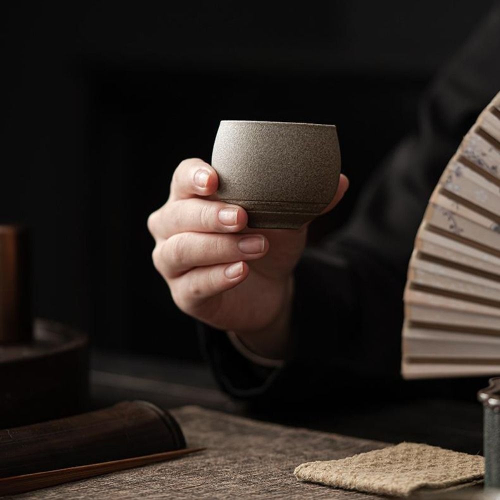 Kung Fu Tea Set Japanese Stone - Handmade Ceramic Mug recension och pris