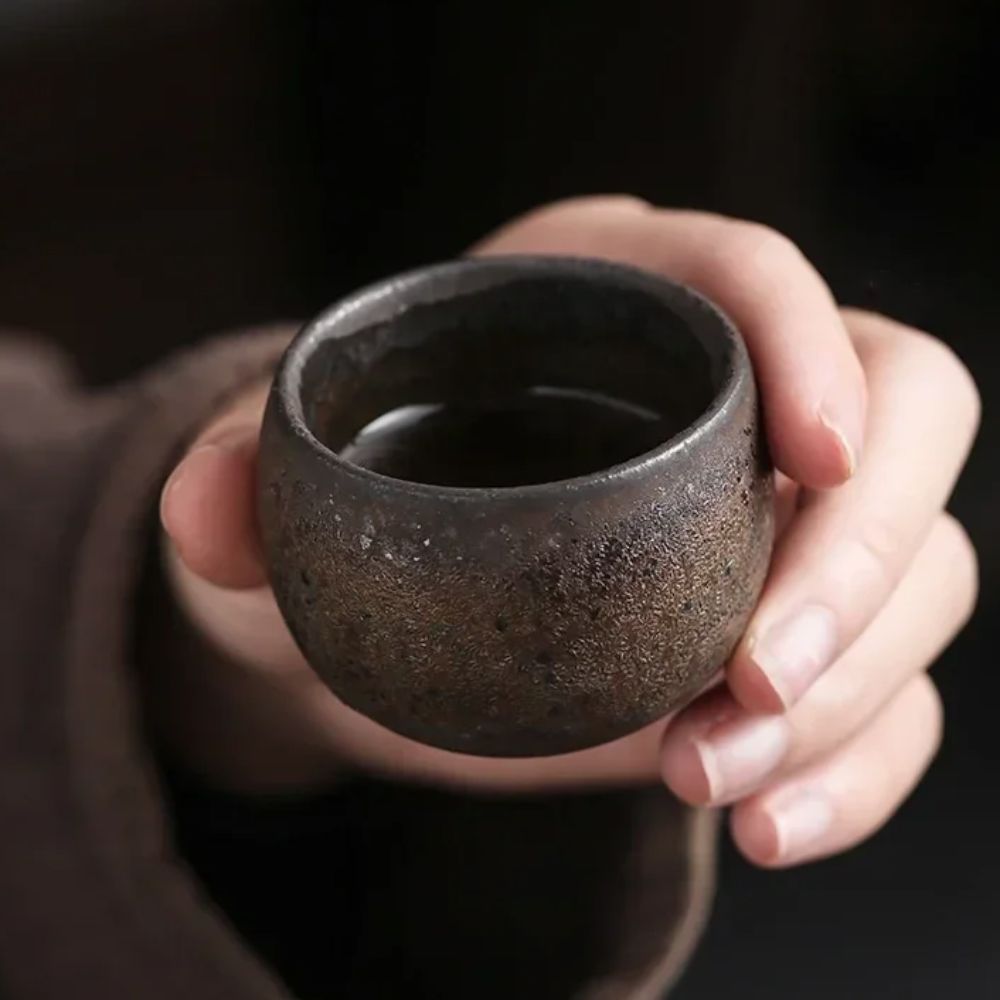 Kung Fu Tea Set Japanese Stone - Handmade Ceramic Mug recension och pris