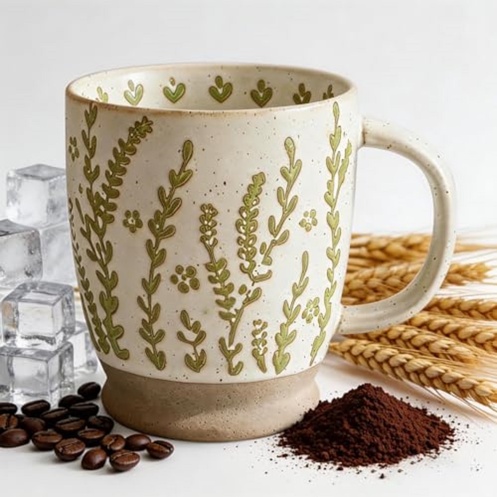 18 oz Coffee Mug Gift for Wome - Handmade Ceramic Mug recension och pris