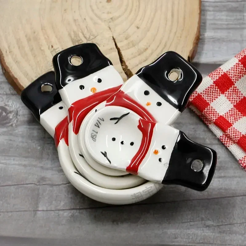 4pcs Christmas Measuring Spoon - Handmade Ceramic Mug recension och pris