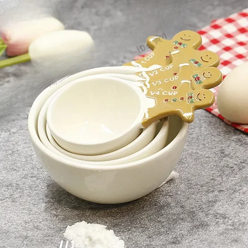 4pcs Christmas Measuring Spoon - Handmade Ceramic Mug recension och pris