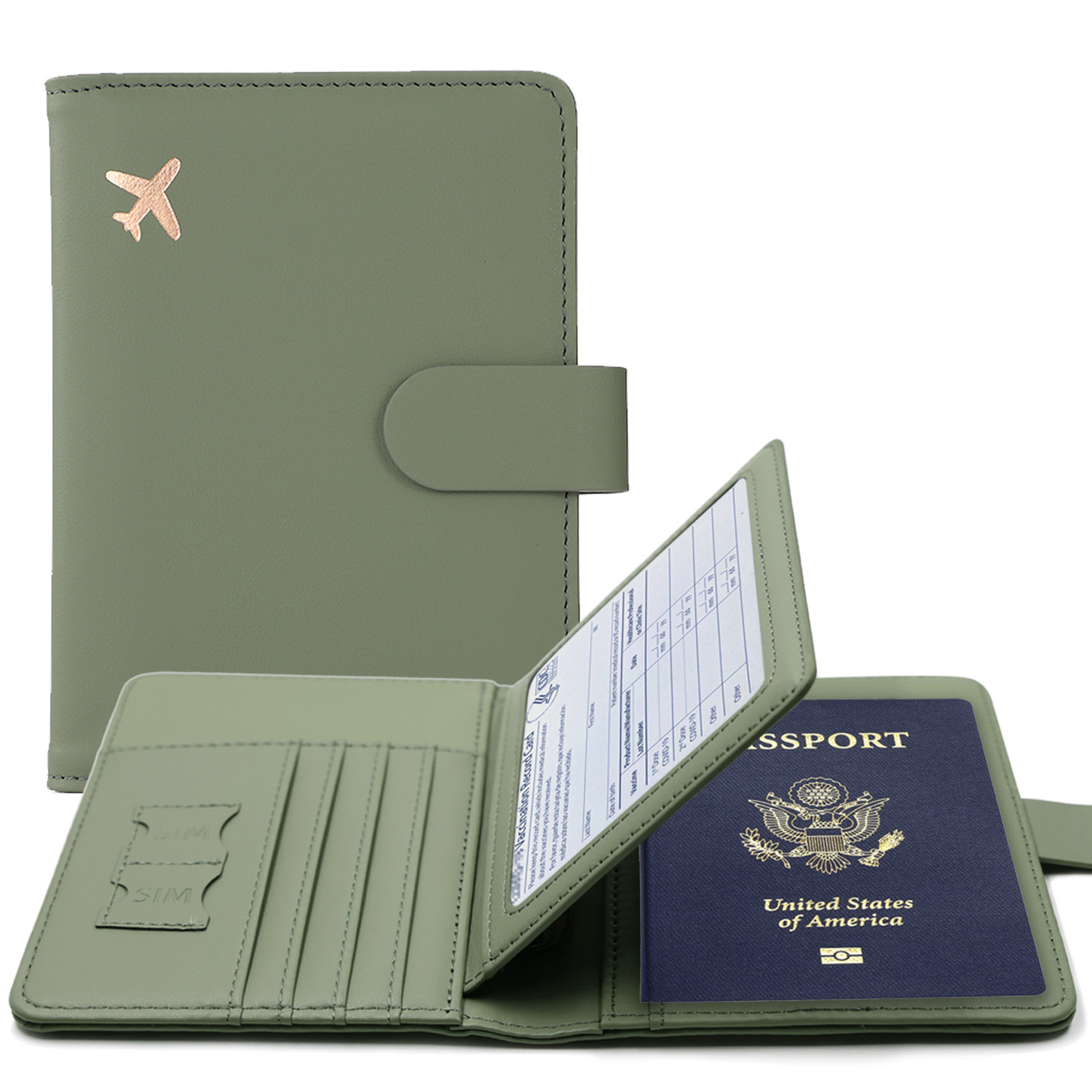 RFID Passport Cover Case Passp - Leather Passport Cover recension och pris