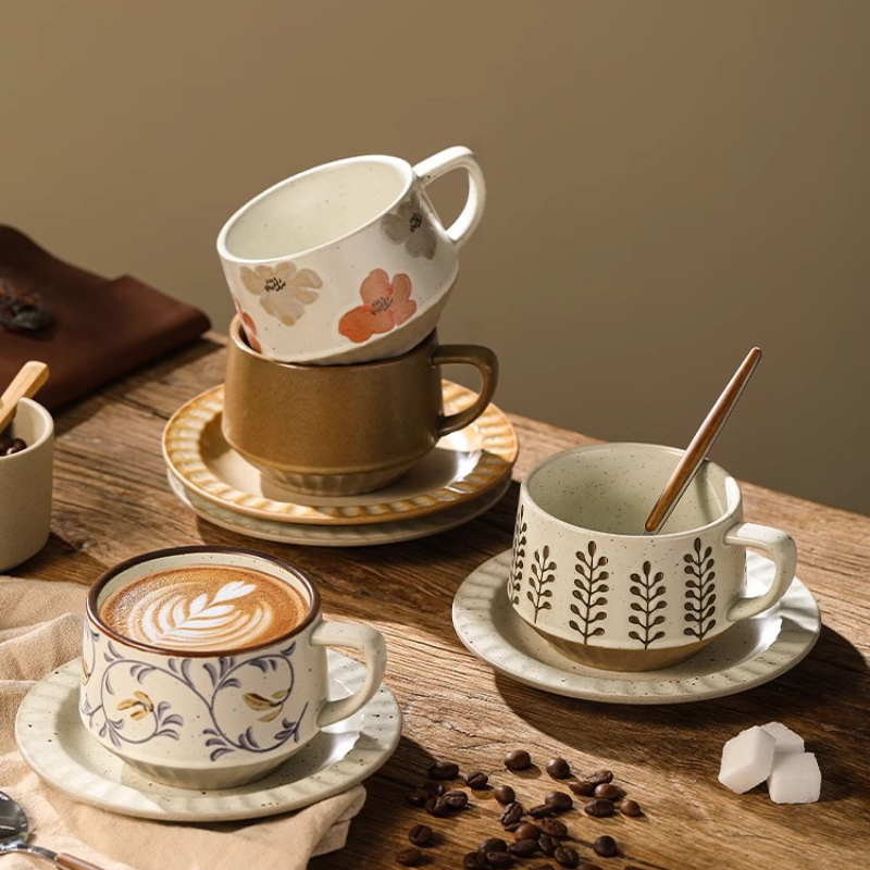 Retro Ceramic Cup Coarse Potte - Handmade Ceramic Mug recension och pris
