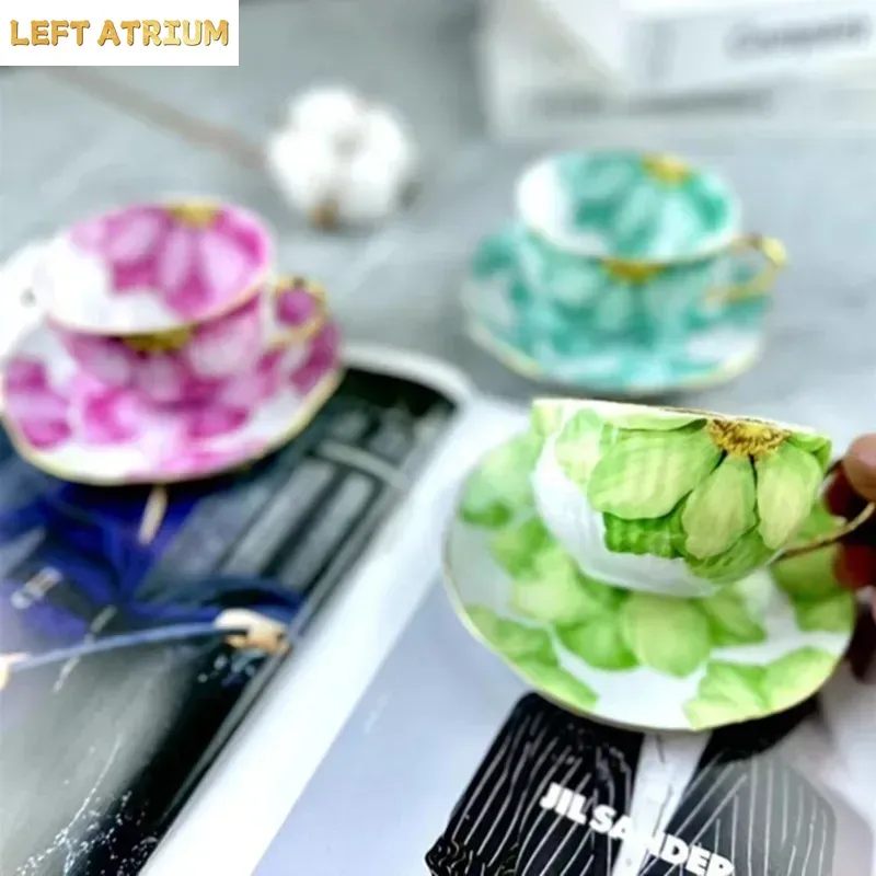 Vintage Floral Ceramic Coffee  - Handmade Ceramic Mug recension och pris