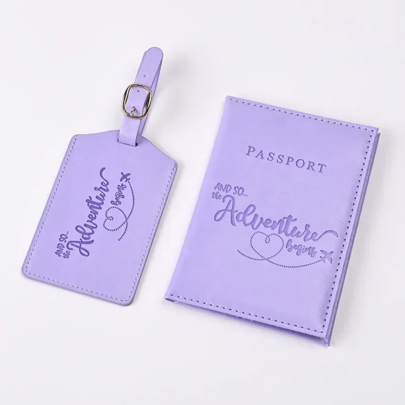 New Purple PU Leather Passport - Leather Passport Cover recension och pris
