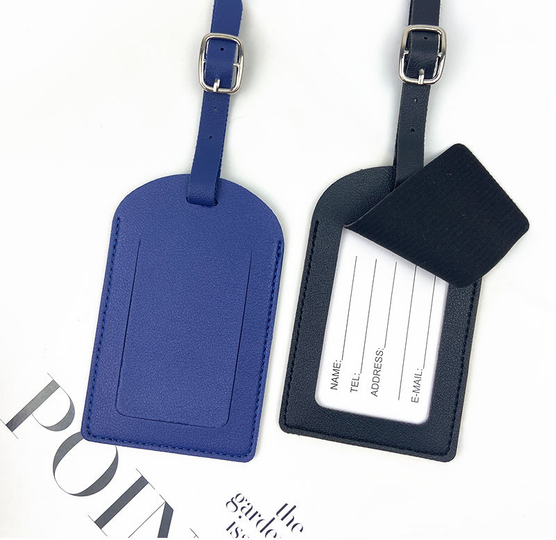 PU Luggage Tag Light Soft Trav - Leather Passport Cover recension och pris