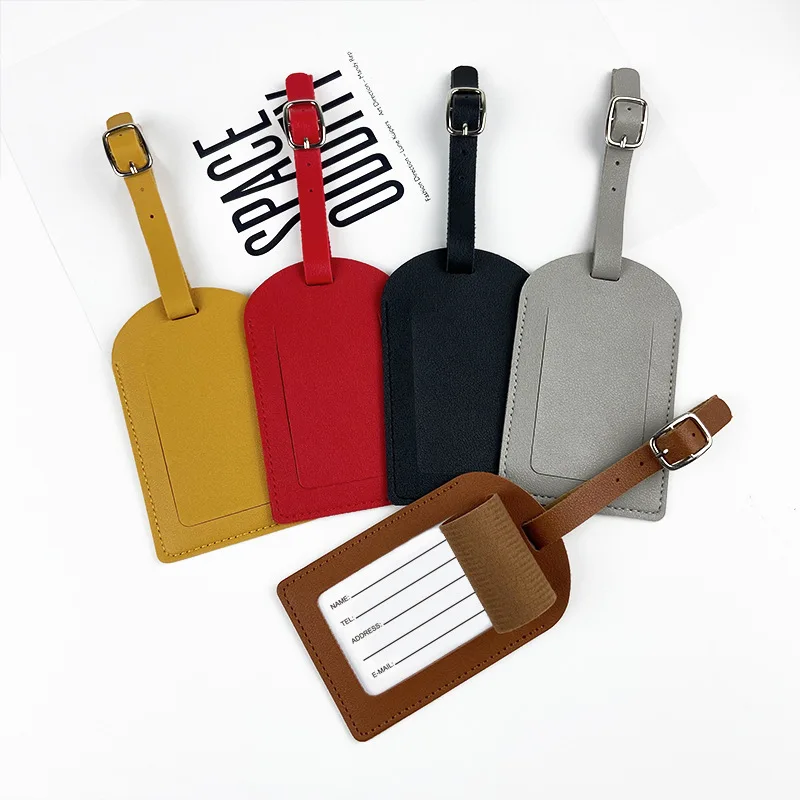PU Luggage Tag Light Soft Trav - Leather Passport Cover recension och pris