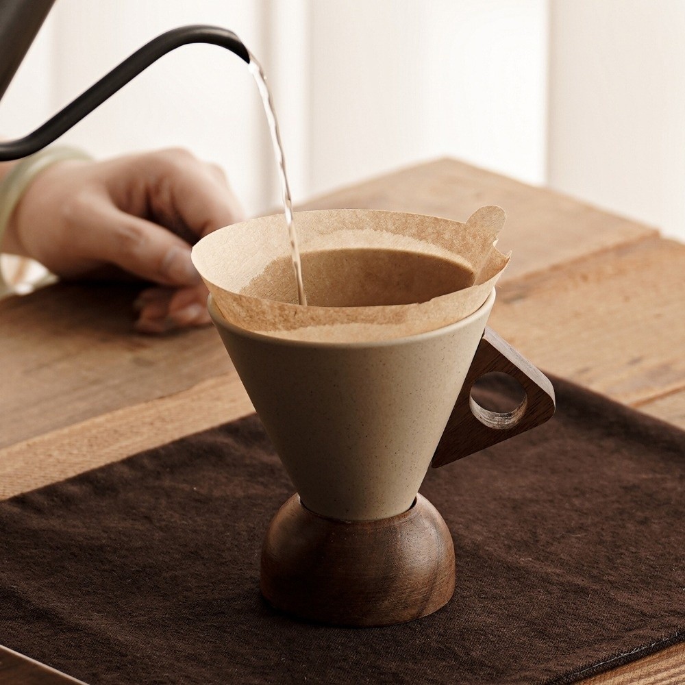 Coarse Ceramic Triangular Cone - Handmade Ceramic Mug recension och pris