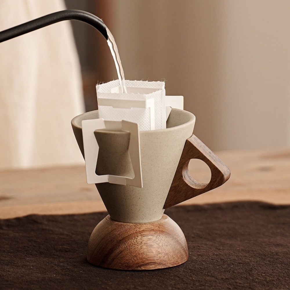 Coarse Ceramic Triangular Cone - Handmade Ceramic Mug recension och pris