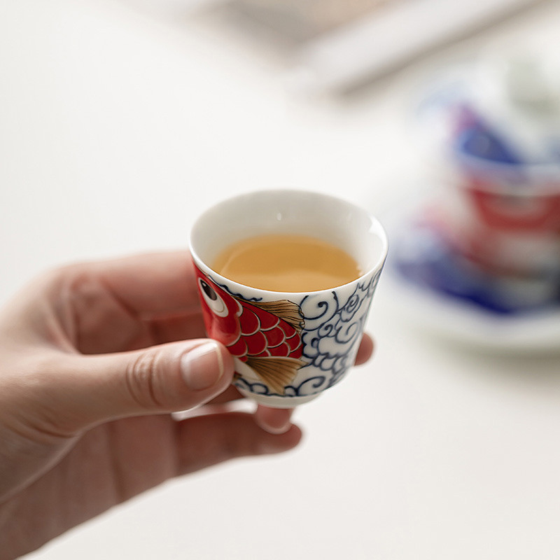 1 Pc Chinese Vintage Porcelain - Handmade Ceramic Mug recension och pris